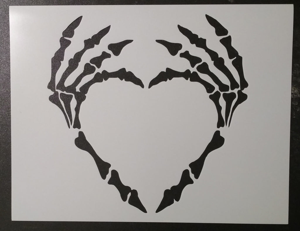 Skeleton Hands - Heart - Stencil – My Custom Stencils
